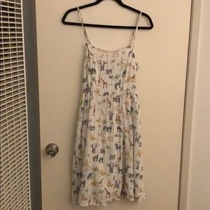 Sugarhill animal print summer dress